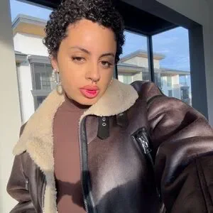 Women's Brown Shearling Jacket